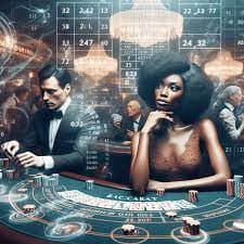 Tampilan meja Blackjack Multi-Bet di platform toke slot dengan dealer profesional